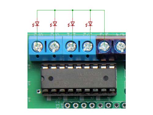 LED Anschluss